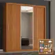 Guarda-roupa Casal com Espelho 3 Portas de Correr - 2 Gavetas Demóbile Residence Flex em oferta