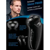 Barbeador Elétrico Philco Shave PBA05 Bivolt - Preto em oferta na Ponto Frio
