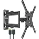 Suporte Multiarticulado de Parede Para Tvs Led, LCD, Plasma - 26" a 55" - ELG, Movev4Hdmi, preto em oferta