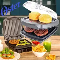 Grill Elétrico Burguer Oster 2 em 1 com Estufa em oferta na Amazon