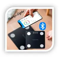 Balança Digital de Bioimpedância com Bluetooth Technolife Preta Hb8204 em oferta na Americanas