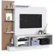 Estante Com Painel Tv 52 Pol. 2 Portas Branco em oferta