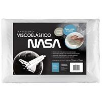 Imagem da promoção Fibrasca Nasa - Travesseiro Visco, Branco, 50 X 70 Cm, Enchimento 100% Poliuretano