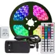 Fita LED RGB 5050 Rolo 5 metros Fonte 12V 3A e Controle Remoto em oferta