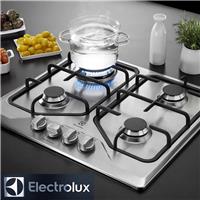 Imagem da promoção Cooktop 4 bocas cor Inox a Gás Electrolux (GT60X)