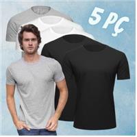 Imagem da promoção Kit Camiseta Básica Ultimato Masculina - 5 Peças