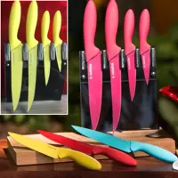 Conjunto de 4 Facas com Cepo - La Cuisine em oferta na ShopTime