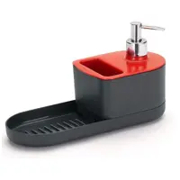 Dispenser para Detergente, Bucha e Sabão, 500ml, Vermelho, Arthi em oferta na Amazon