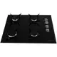 Cooktop 4 Bocas Britânia a Gás GLP Preto - BCT4P em oferta