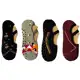 Kit com 4 Pares de Meia Sapatilha Antiderrapante em oferta