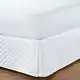 Saia Para Cama Box Casal Padrão Com Tecido Matelado Branco em oferta
