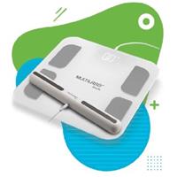 Imagem da promoção Balança Digital de Bioimpedância Bluetooth - até 180kg Multilaser HC060