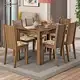 Conjunto Sala de Jantar Maris Madesa Mesa Tampo de Madeira com 6 Cadeiras em oferta