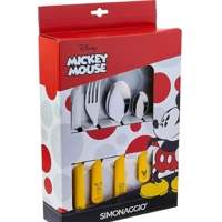 Imagem da oferta Conjunto de Talheres 24 peças Disney/Mickey, Simonaggio, D1300/24-MY1, Disney/Mickey
