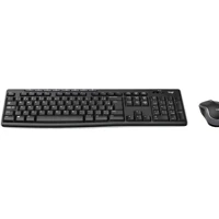 Imagem da promoção Combo Teclado e Mouse sem fio Logitech MK270 com Teclas de Mídia de Fácil Acesso, Conexão USB, Pilha
