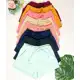 Kit 5 short feminino bermuda moletom - chickflor em oferta