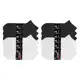 Kit 12 Pares Meias Soquete Pretas e Brancas Algodão Unissex - Hangar Moriah em oferta