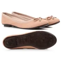 Sapatilha Moleca Lacinho Feminina - Nude em oferta na Zattini