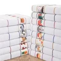 Pano de Copa Atoalhado - Felpudo - Kit Com 15 Unidades Branco - TOALHAS GROH em oferta na Magazine Luiza