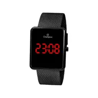 Relógio Feminino Champion Digital - CH40080D Preto em oferta na Magazine Luiza