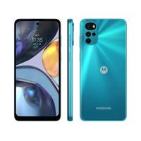 Imagem da promoção Smartphone Motorola Moto G22 128GB Azul 4G - Octa-Core 4GB RAM 6,5” Câm Quádrupla + Selfie 16MP
