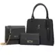 Kit Bolsa Tote + Bolsa Baú + Carteira Feminina Casual - Selten em oferta