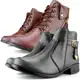 Kit 2 Pares de Bota Casual Feminina Coturno Preta e Capuccino Dhatz em oferta