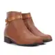 Bota Cano Curto Look Fashion Detalhe Croco Feminina em oferta