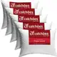 Kit 5 Travesseiro Antialérgico Lavável Macio Fibra 50x70cm - BF Colchões em oferta