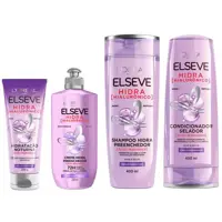 Kit Elseve Shampoo Preenchedor + Condicionador - Selador + Creme de Tratamento + Creme de Pentear em oferta na Magazine Luiza