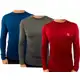 Kit c/ 3 camisas uv térmicas ice proteção solar uv50+ unissex segunda pele vermelho cinza azul - LJ  em oferta