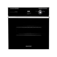 Forno a Gás de Embutir Brastemp Grill com Timer - Touch 78L Preto BOA84 AERNA em oferta na Magazine Luiza