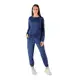 Kit Blusa Moletom Cropped + Calça Feminina Algodão Estilosa - Arsenal Têxtil em oferta
