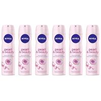 Imagem da promoção Kit Desodorante Nivea 6 Unidades - Pearl & Beauty Aerossol Feminino 150ml