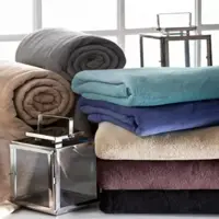 Kit 2 Cobertores Manta Casal Anti Alergica Lisas - Atacado linda casa em oferta na Magazine Luiza