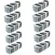 Kit 10 Organizador de Gavetas Transparente e Branco 11 Nichos Colmeia 10x34x10 123Organizei em oferta