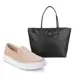 Kit Slip On (3 Cores) + Bolsa Nylon Santa Lolla Feminino em oferta