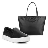 Imagem da promoção Kit Slip On + Bolsa Nylon Santa Lolla Feminino