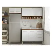 Cozinha Compacta 7 Portas 2 Gavetas em oferta na Magazine Luiza