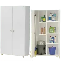 Armário Multiuso Ditália 2 Portas Rodízios Branco AR-70 em oferta na WebContinental