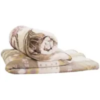 Cobertor Casal Jolitex Microfibra Kyor Plus - Montecarlo Bege em oferta na Magazine Luiza
