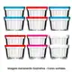 Tigela de Vidro Americano 4210 150ml 12 Peças Cores Sortidas - Nadir em oferta