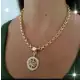 Colar Feminino Elo Português Folheado PingentE Árvore Da Vida - REALIZA SONHOS em oferta