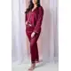 Pijama Feminino Longo Pijamas De Inverno C/ Botões Confortavel - C-Chik em oferta