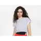 Top Cropped Moletom Vista Magalu Elástico Barra Sport Vintage em oferta
