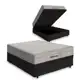 Cama Box com Baú Casal + Colchão De Molas Ensacadas - Ortobom - AirTech SpringPocket 138x188x72cm Pr em oferta