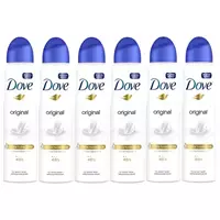 Imagem da promoção Desodorante Aerosol Antitranspirante Unissex - Dove Original 150ml Cada 6 Unidades