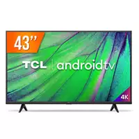 Imagem da promoção Smart TV Android LED 43" Ultra HD 4K TCL 43P615 3 HDMI 1 USB Wi-Fi Bluetooth HDR