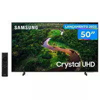 Imagem da promoção Smart TV 50” UHD 4K LED Crystal Lançamento 2023 - Samsung Wi-Fi Bluetooth Alexa 3 HDMI