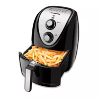 Imagem da promoção Fritadeira Elétrica Air Fryer Mondial Grand Family Inox AFN-50-BI 5L Preta - 127V